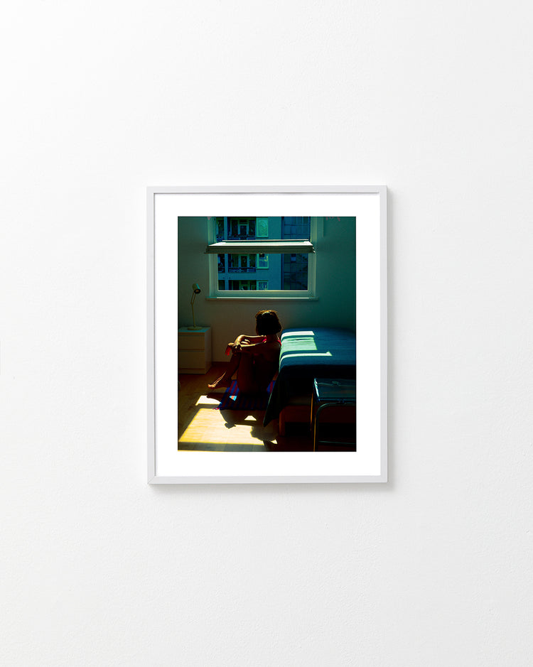 Red and Blue Feelings All Over the Room Poster