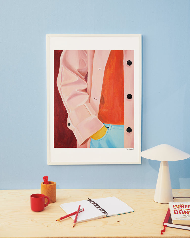 Pink Coat Poster