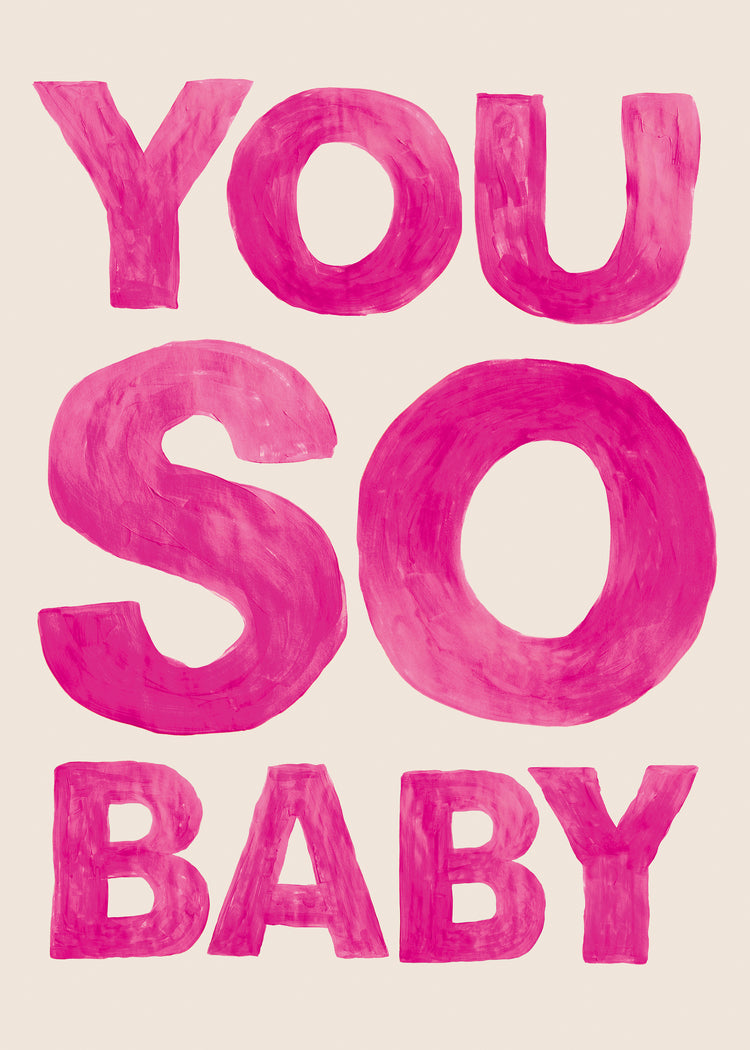 You So Baby Poster