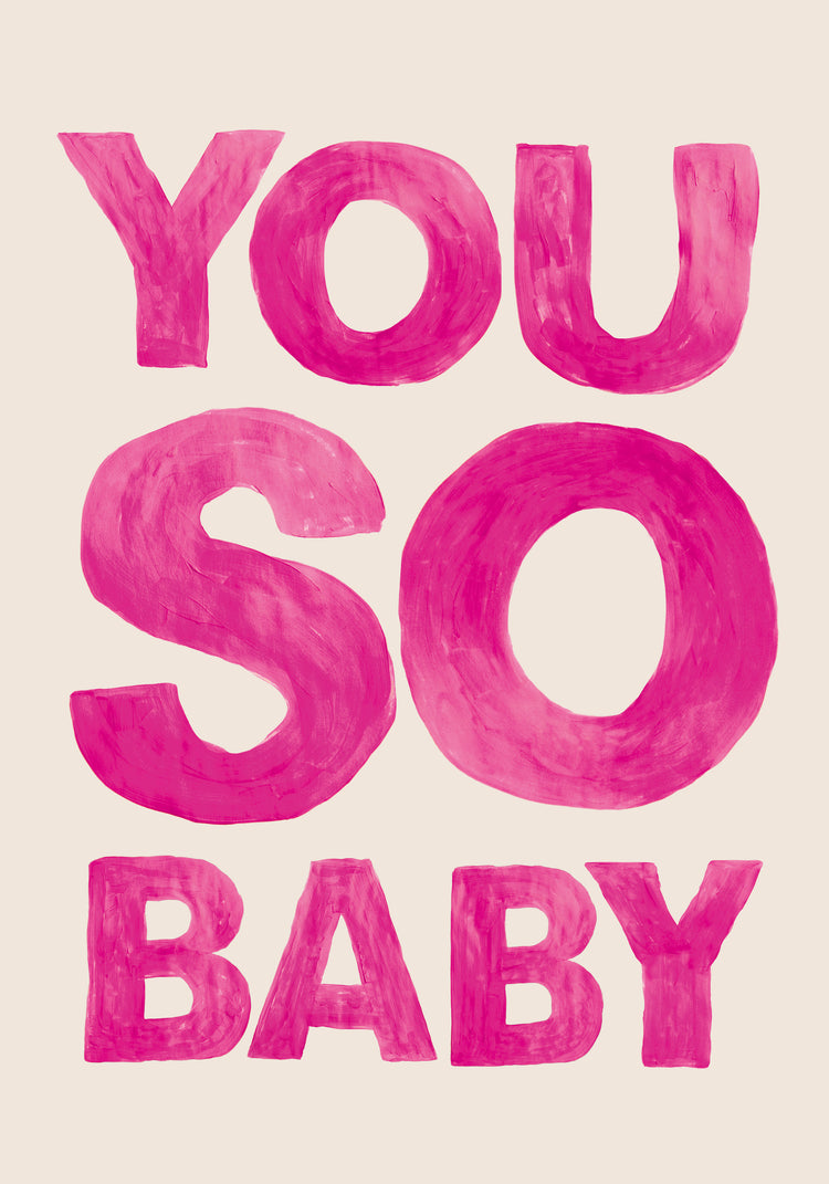 You So Baby Poster