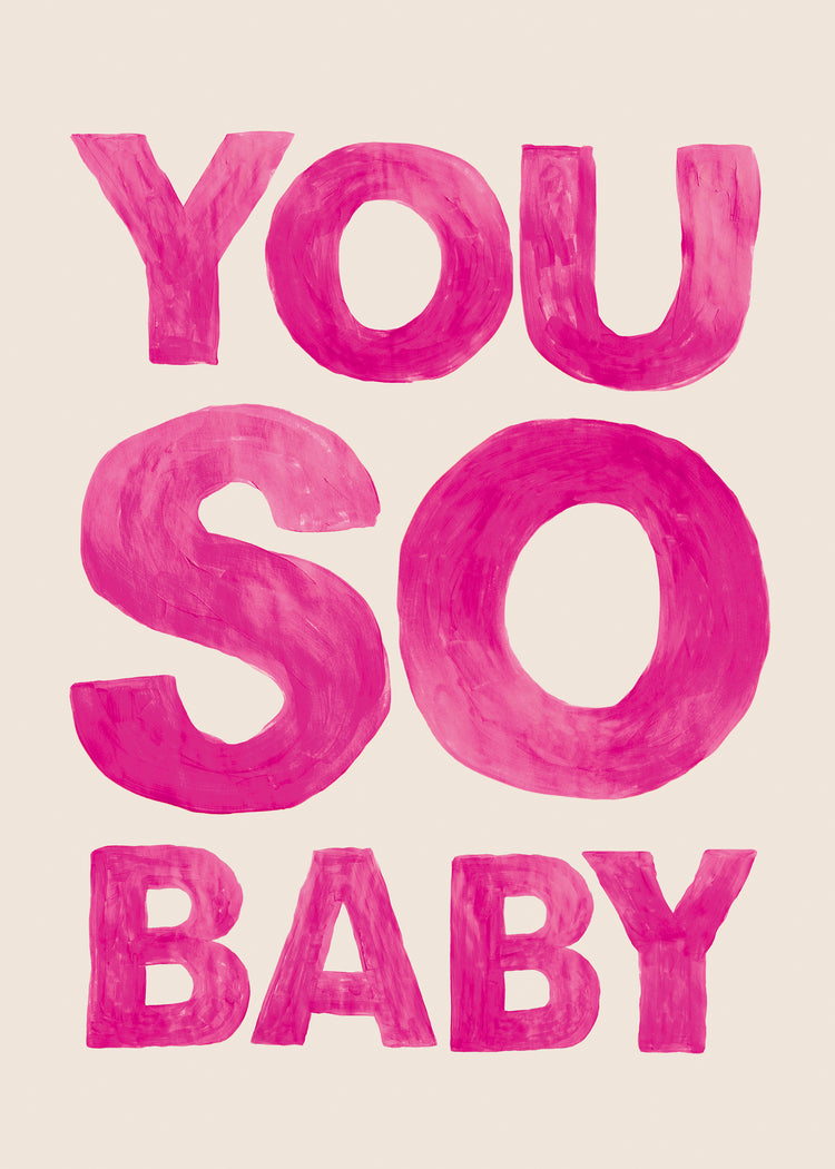 You So Baby Poster