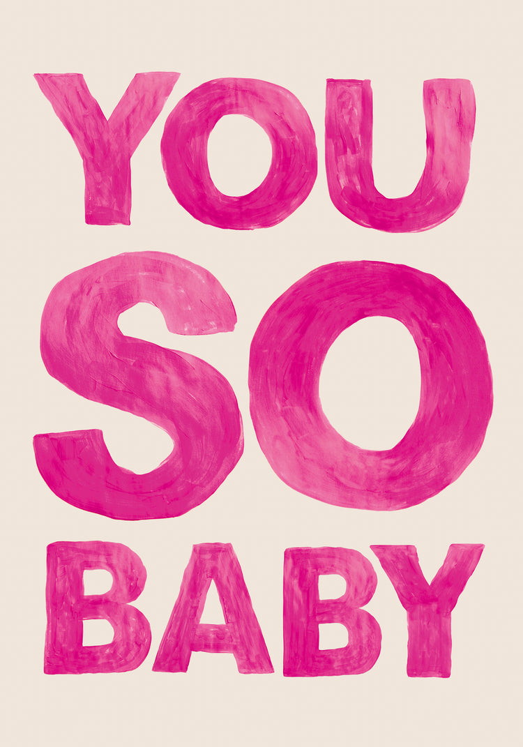 You So Baby Poster