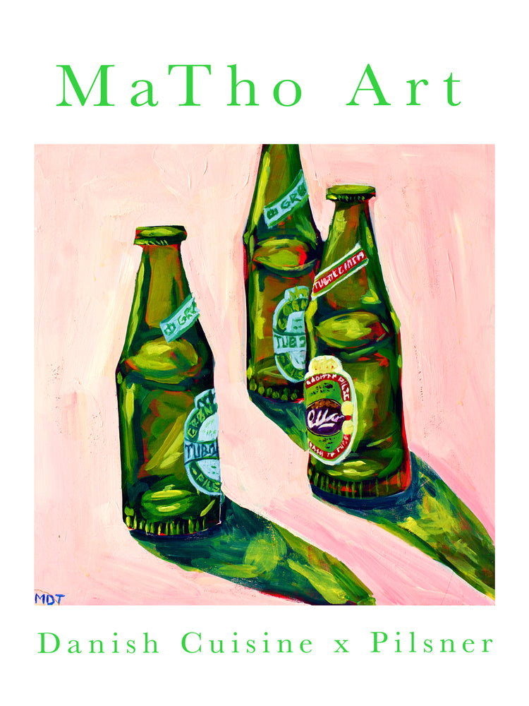 poster with danish beer