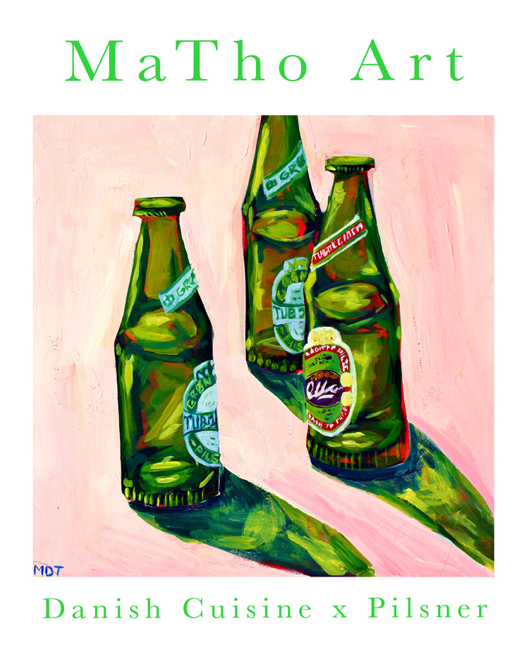 poster with danish beer