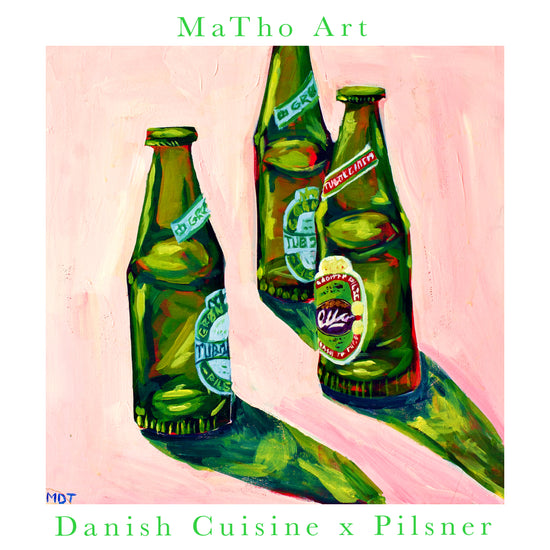 poster with danish beer