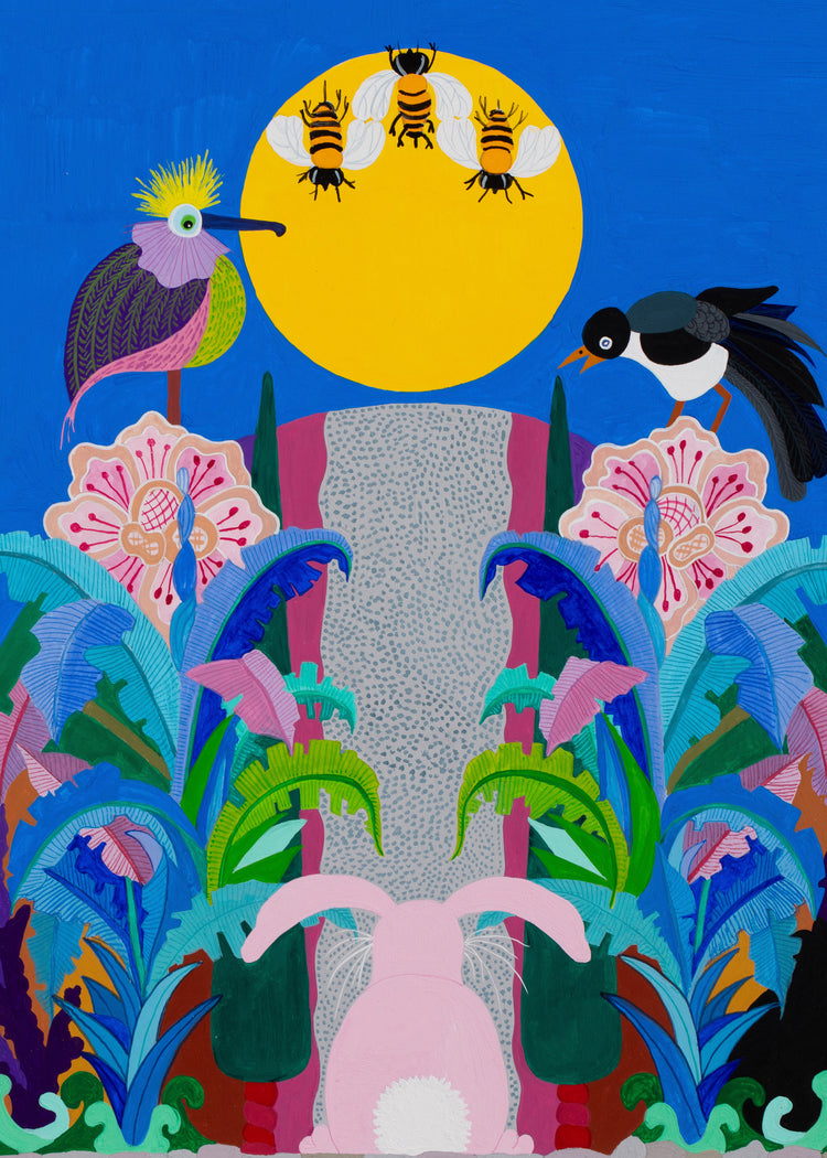 Bettina and the Botanical Garden Poster