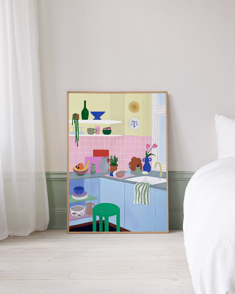 Colourful Kitchen Poster