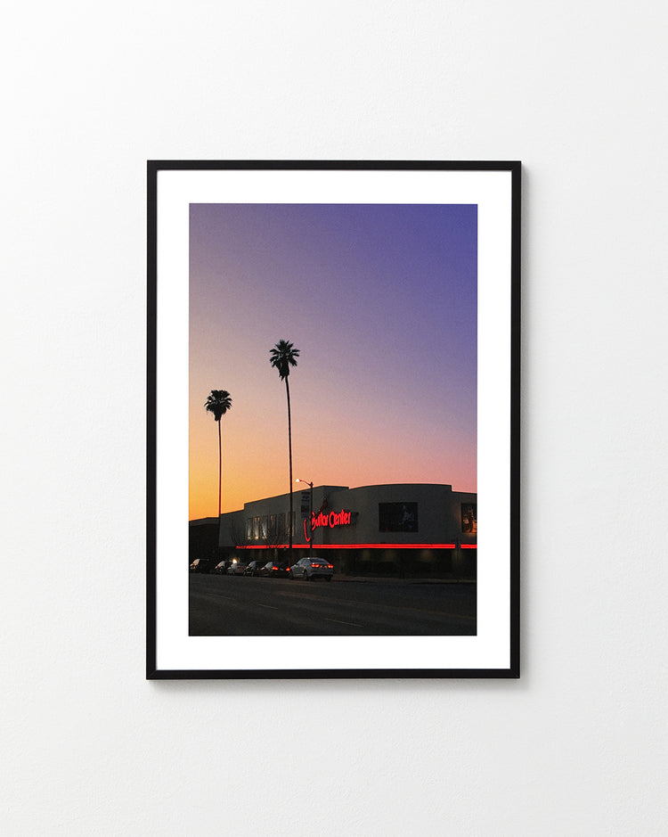Sunset at Ventura Blvd Poster