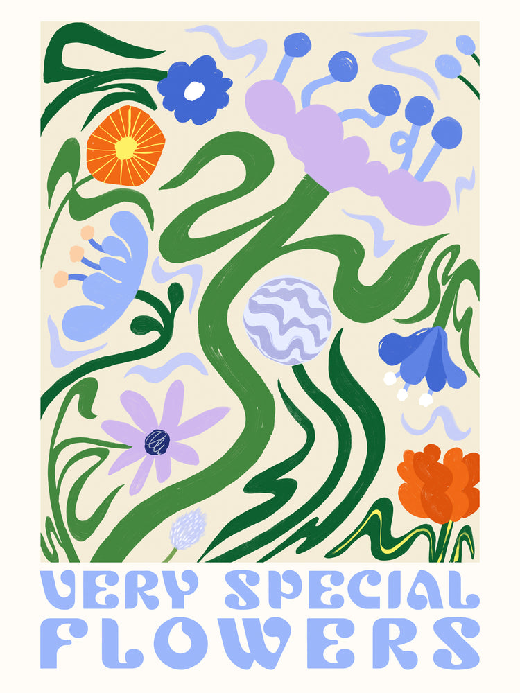 Very Special Flowers Poster
