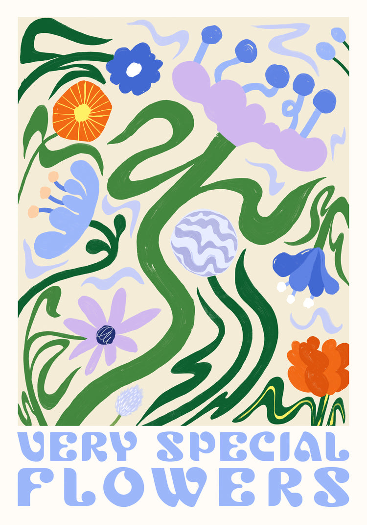 Very Special Flowers Poster