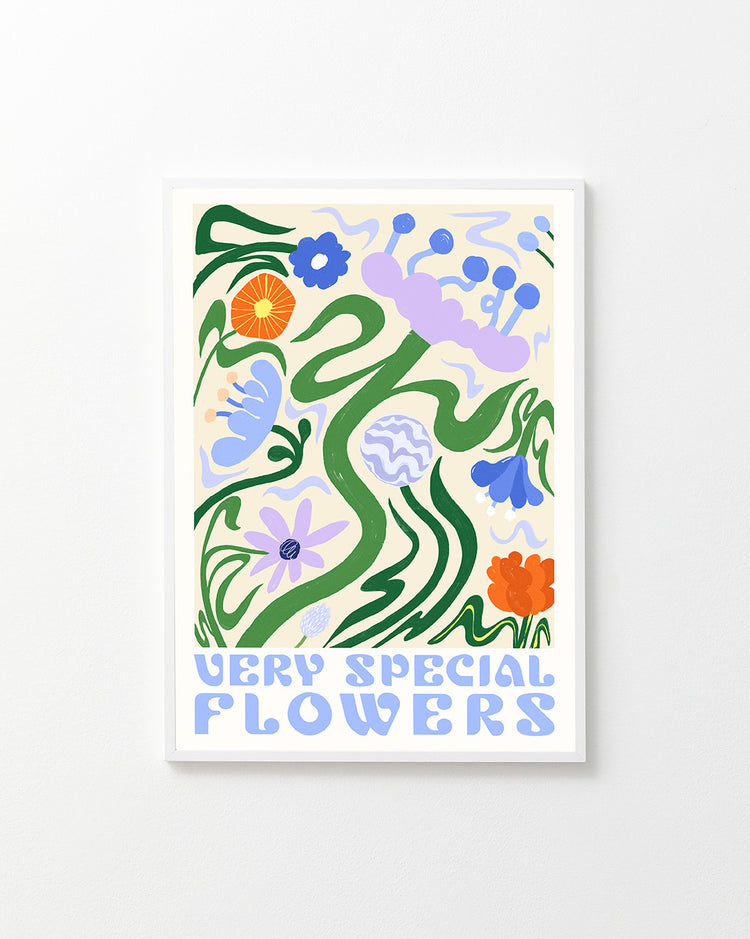 Very Special Flowers Poster