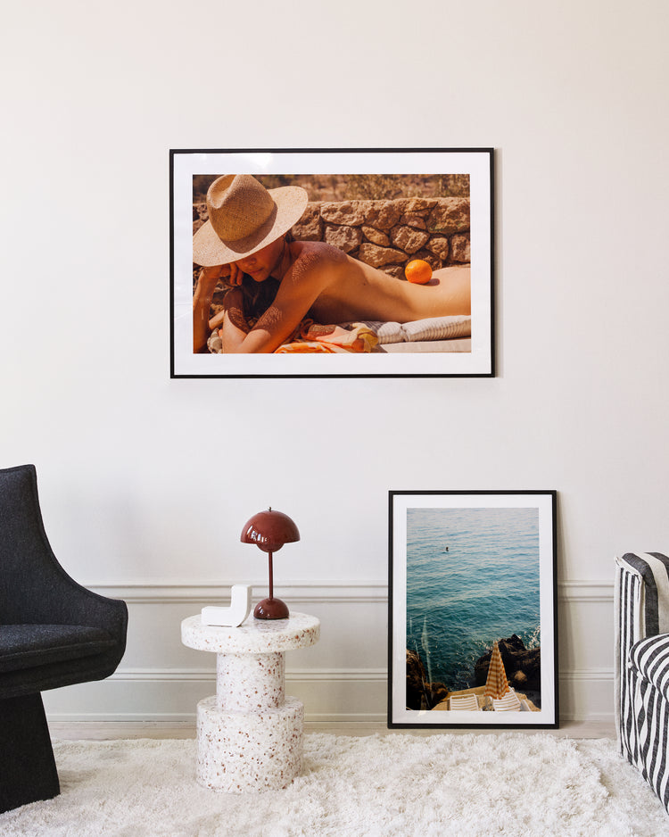 Girl with an Orange Poster