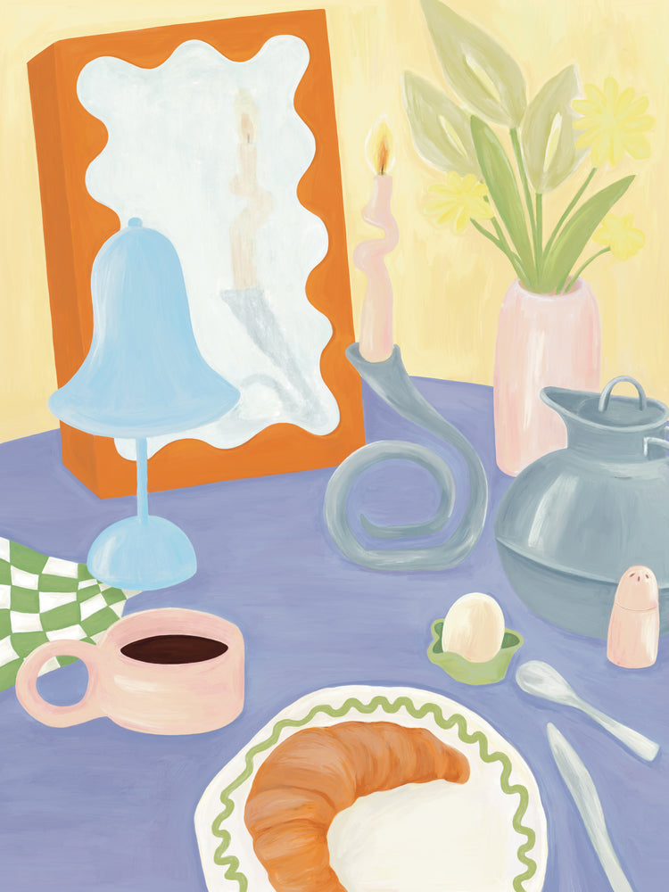 Still Life Breakfast Poster
