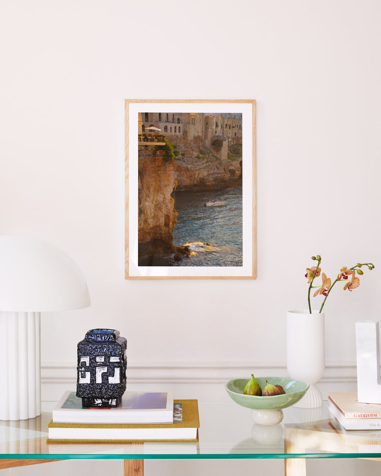 The Rocky Coastline of Polignano a Mare Poster