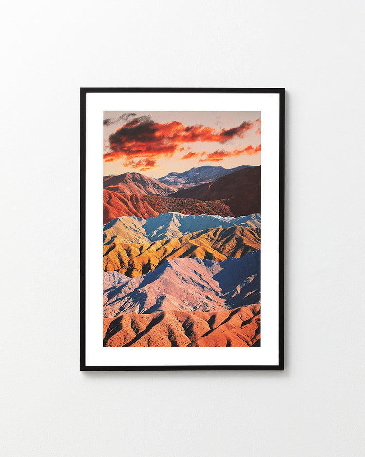 Climb the Chroma Panorama I Poster