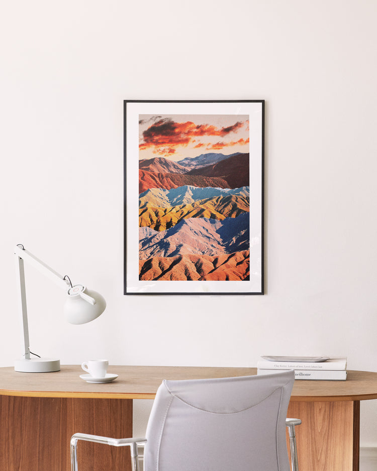 Climb the Chroma Panorama I Poster