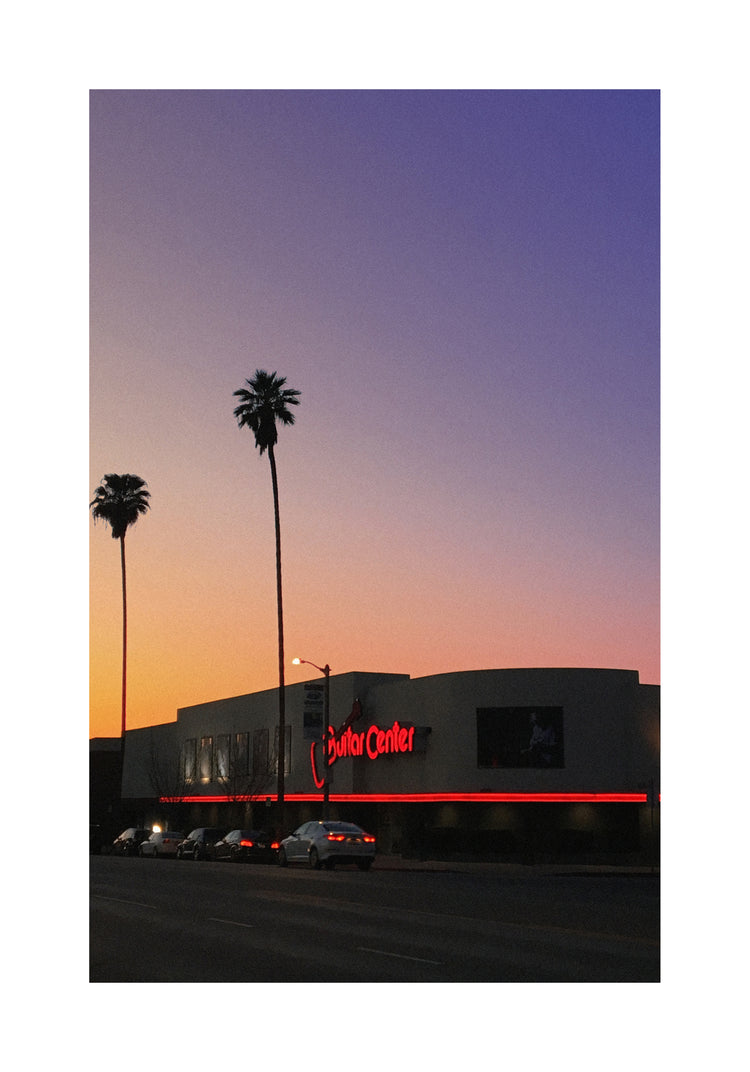Sunset at Ventura Blvd Poster