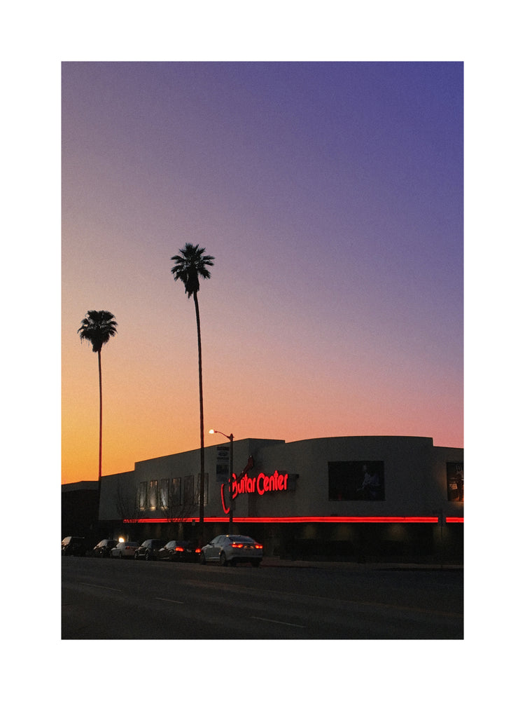 Sunset at Ventura Blvd Poster