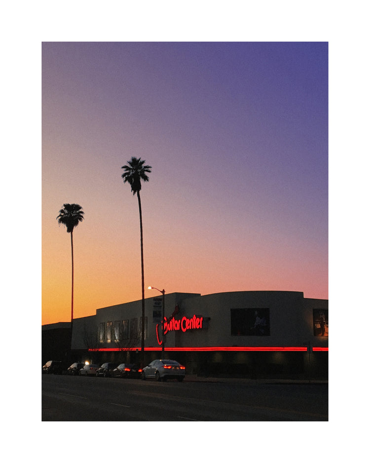 Sunset at Ventura Blvd Poster