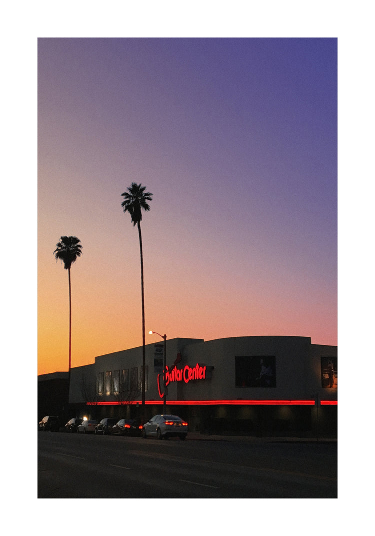 Sunset at Ventura Blvd Poster