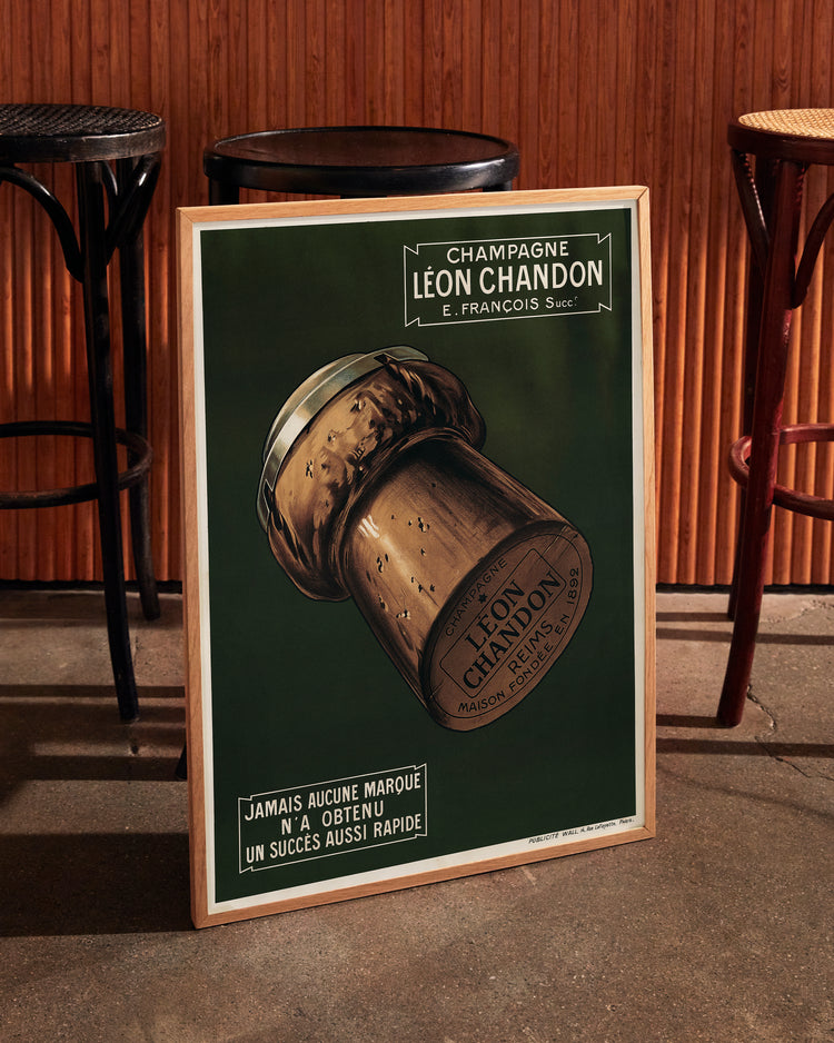 Champagne Léon Chandon Poster