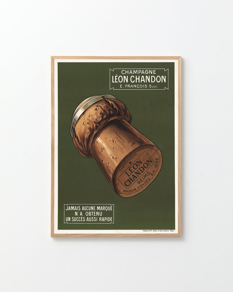 Champagne Léon Chandon Poster