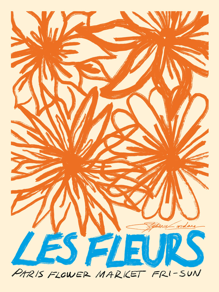 Les Fleurs Poster