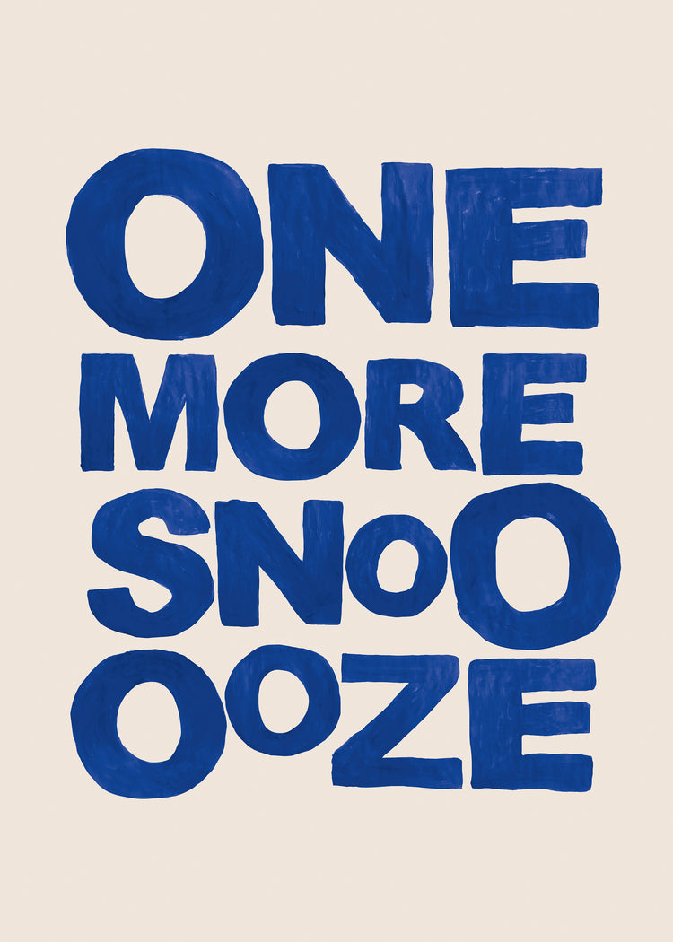 One More Snooooze Poster