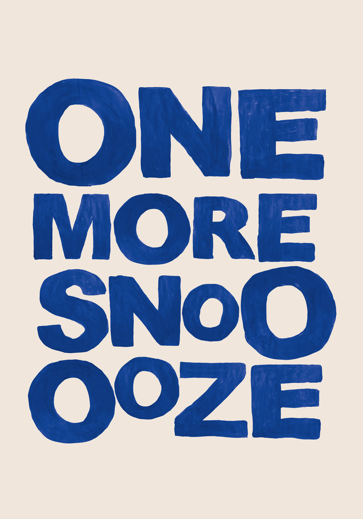 One More Snooooze Poster