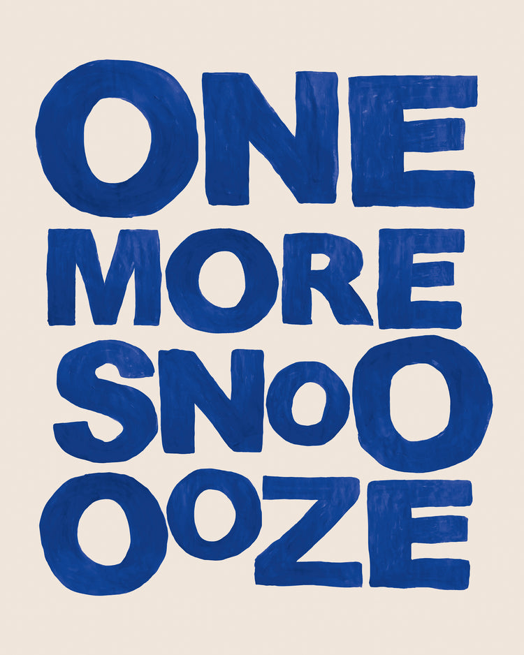 One More Snooooze Poster