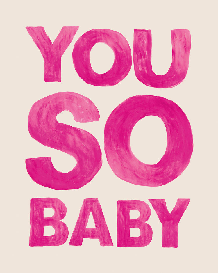 You So Baby Poster