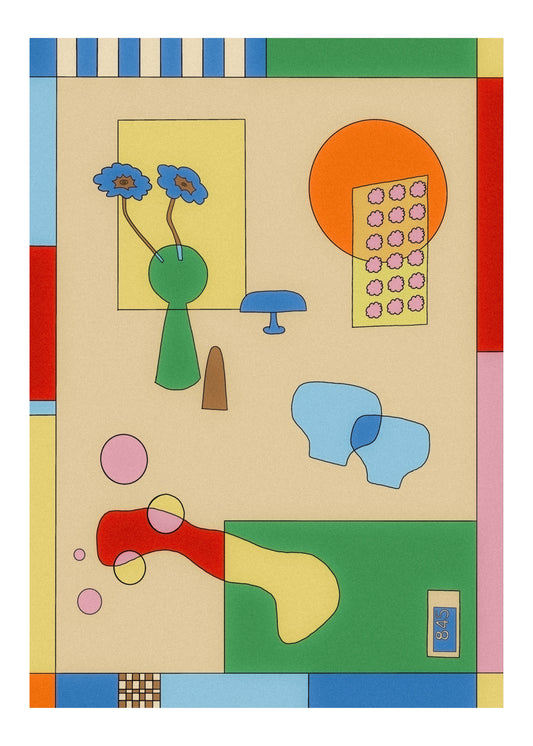 Green Vase Poster