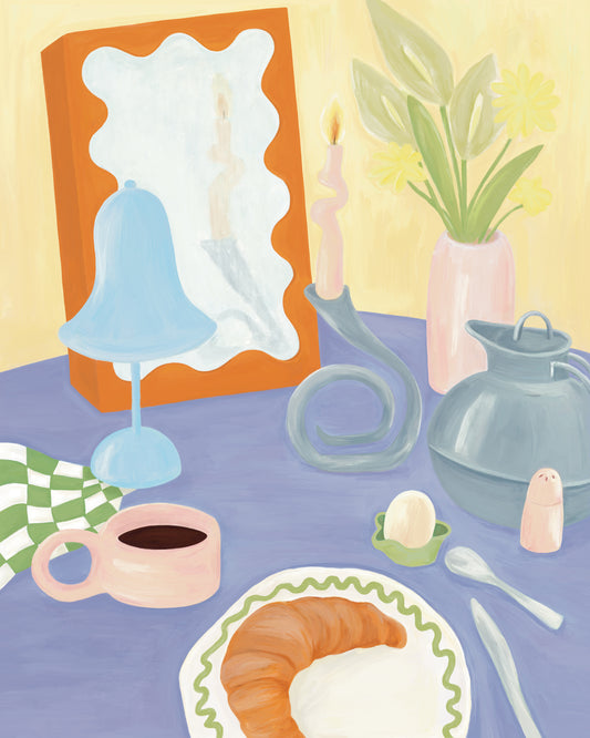 Still Life Breakfast Poster