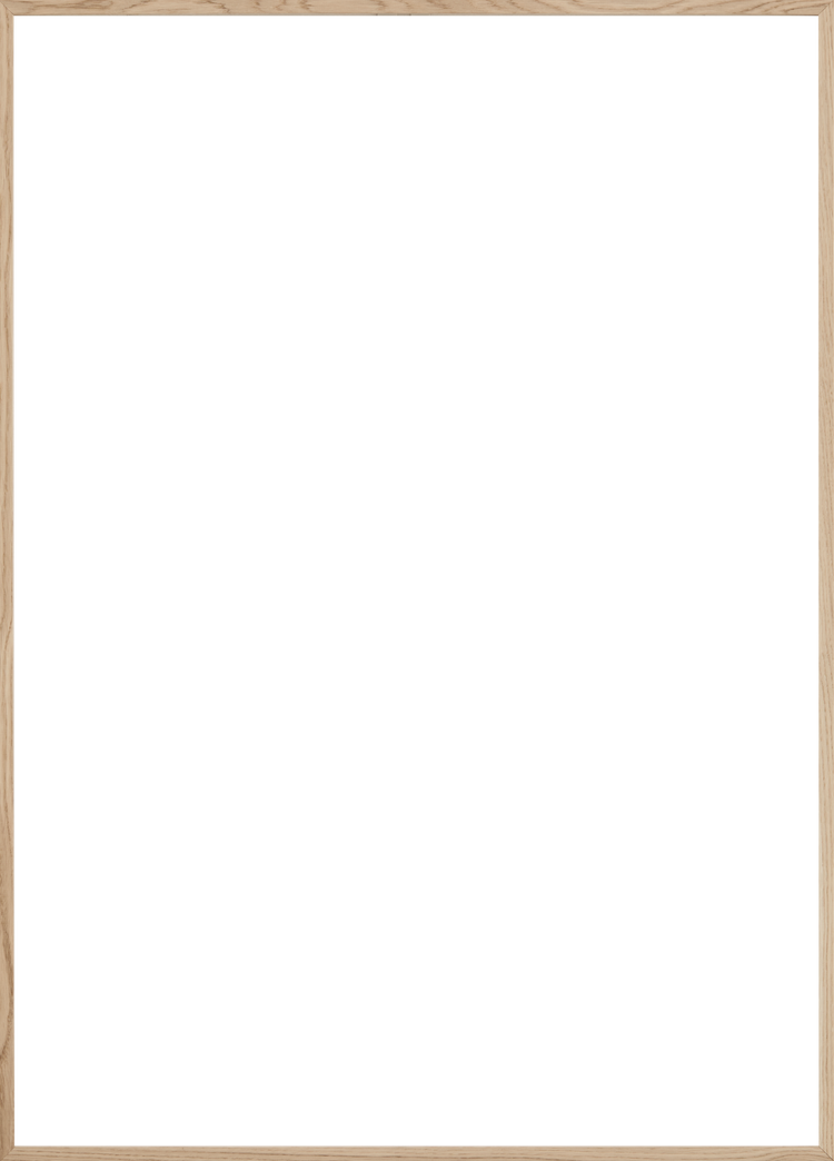 The Frame Oak, a blank blackboard with a light wooden frame, exudes a Scandinavian aesthetic by seamlessly blending minimalism and functionality.