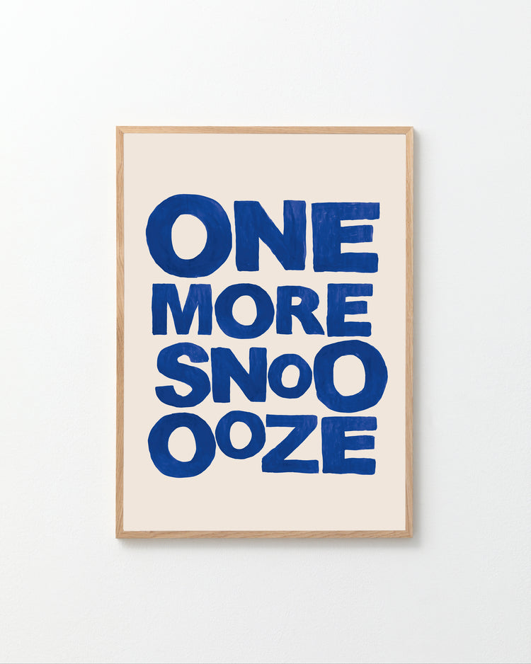 One More Snooooze Poster