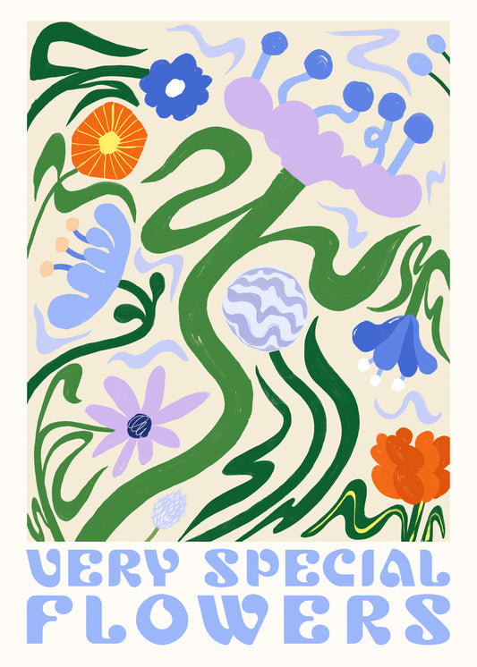 Very Special Flowers Poster