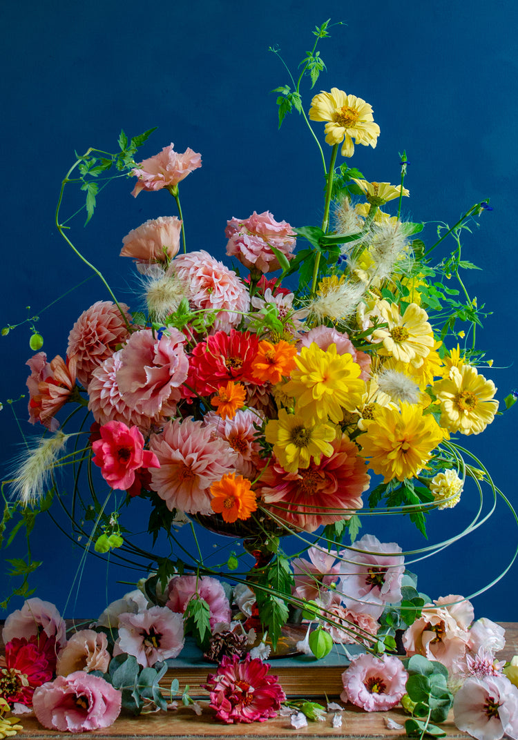 Saturn Blooming Poster