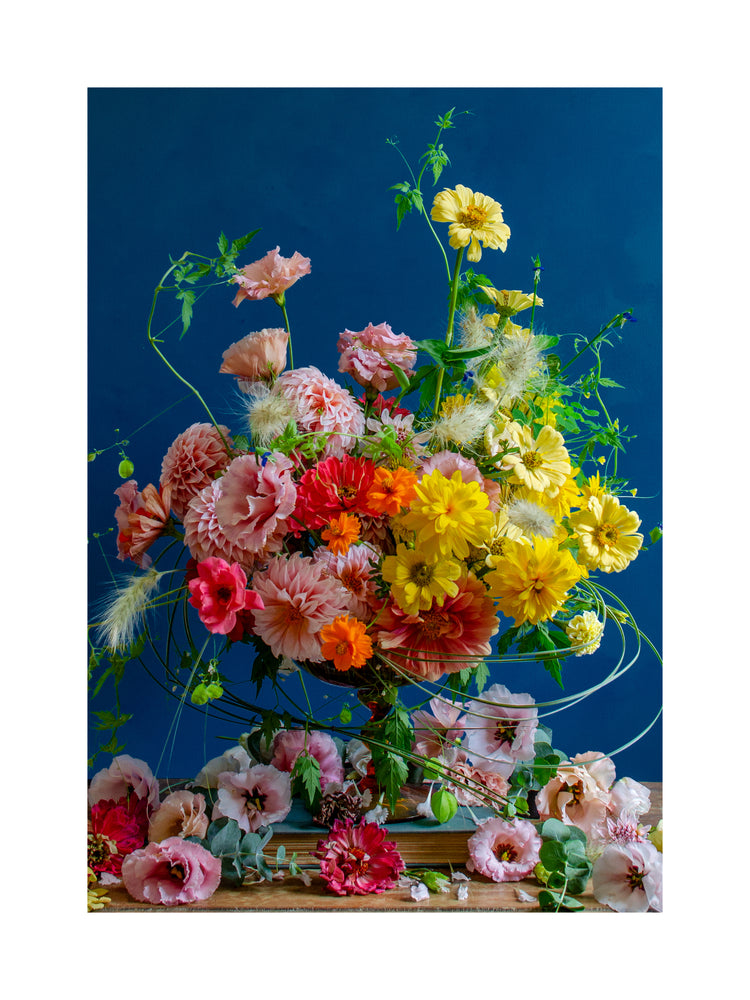 Saturn Blooming Poster