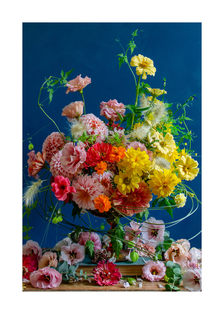 Saturn Blooming Poster