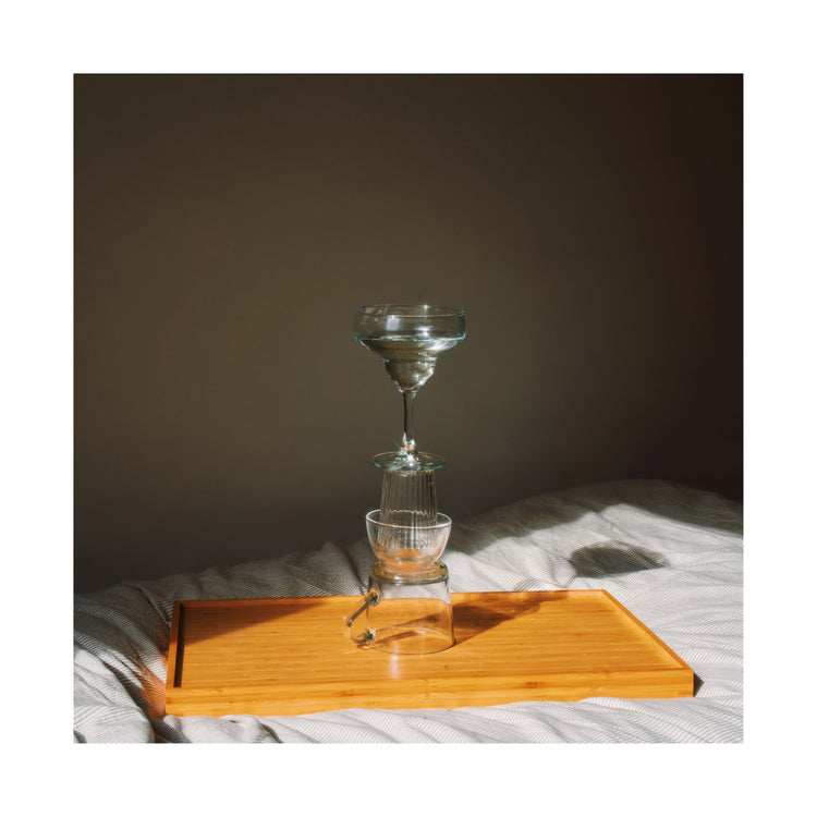 Glass Totem on the Bed Poster