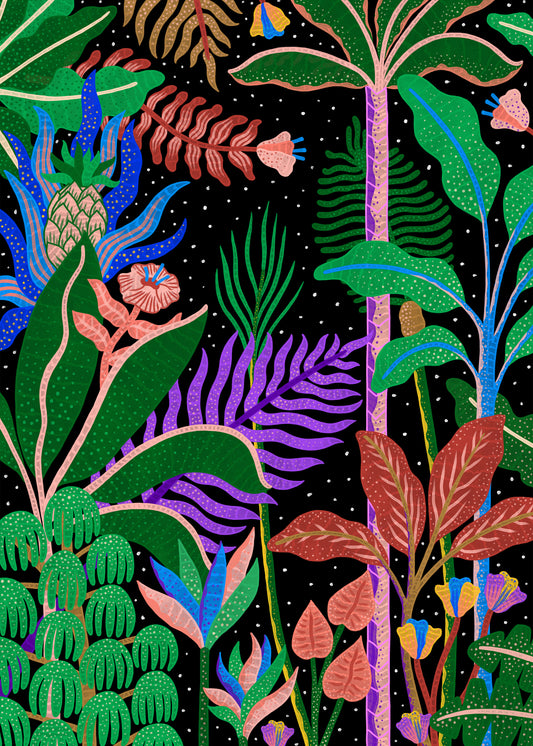 Jungle by Night Poster