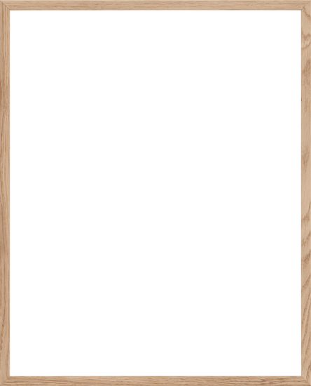 The Frame Oak blackboard, featuring a wooden frame, offers a classic yet sleek Scandinavian look.