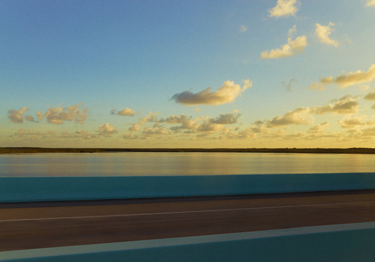 Landscape photo with natural straight lines as a big part of the composition.