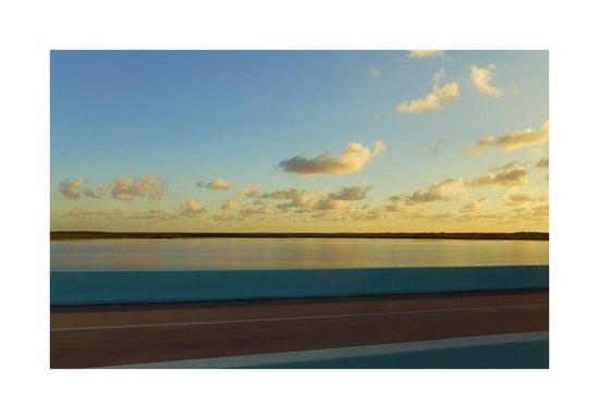 Landscape photo with natural straight lines as a big part of the composition.