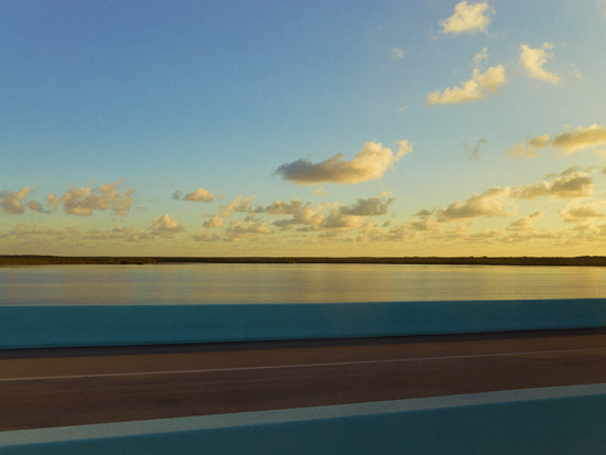 Landscape photo with natural straight lines as a big part of the composition.