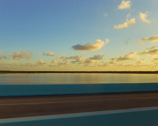 Landscape photo with natural straight lines as a big part of the composition.