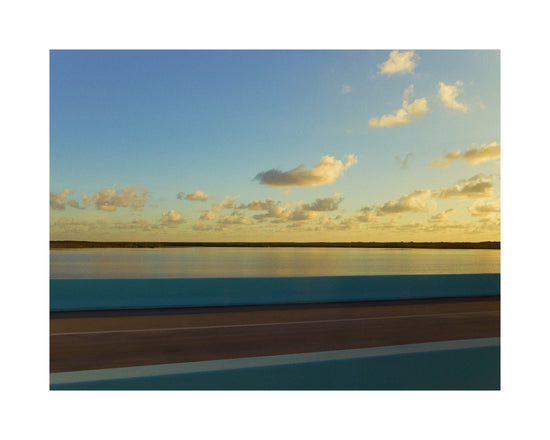 Landscape photo with natural straight lines as a big part of the composition.