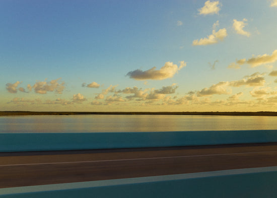 Landscape photo with natural straight lines as a big part of the composition.