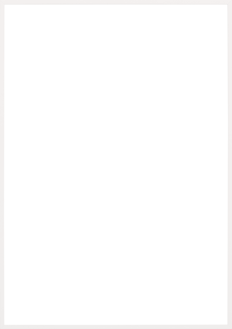 The Frame White features an elegant solid black square encased in a sleek white wooden frame, adding sophistication to any space.